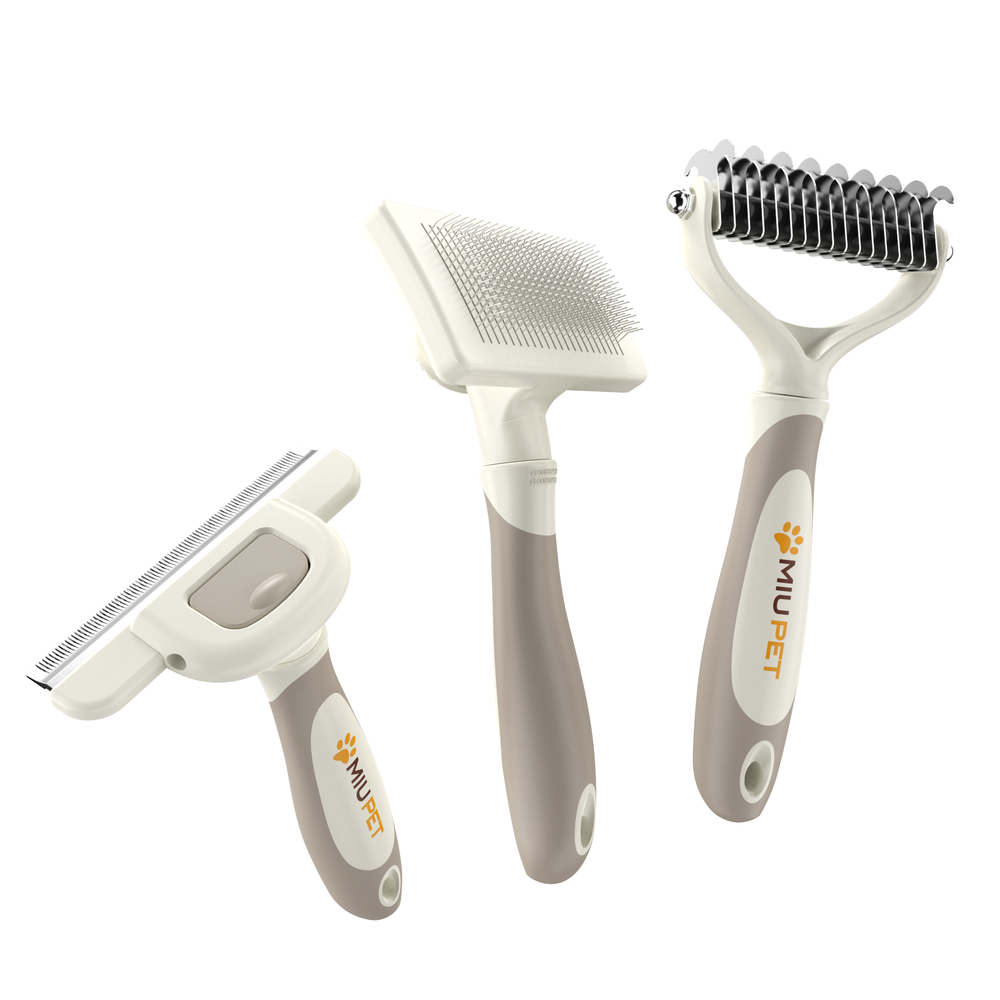 Self-Cleaning Pet Slicker Brush – Anti-Rust Steel Pins