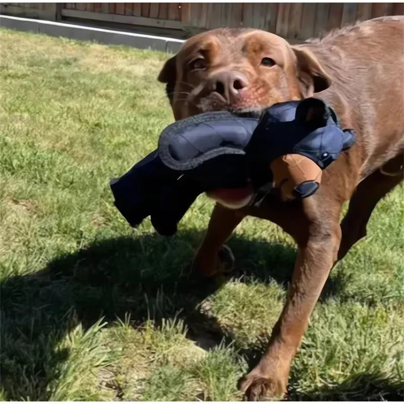 Unbreakable Extreme Bear Toy For Dogs Chewer Indestructible Plush Dog Squeaking Toy Durable Tough Heavy-duty Chew Dog Toys